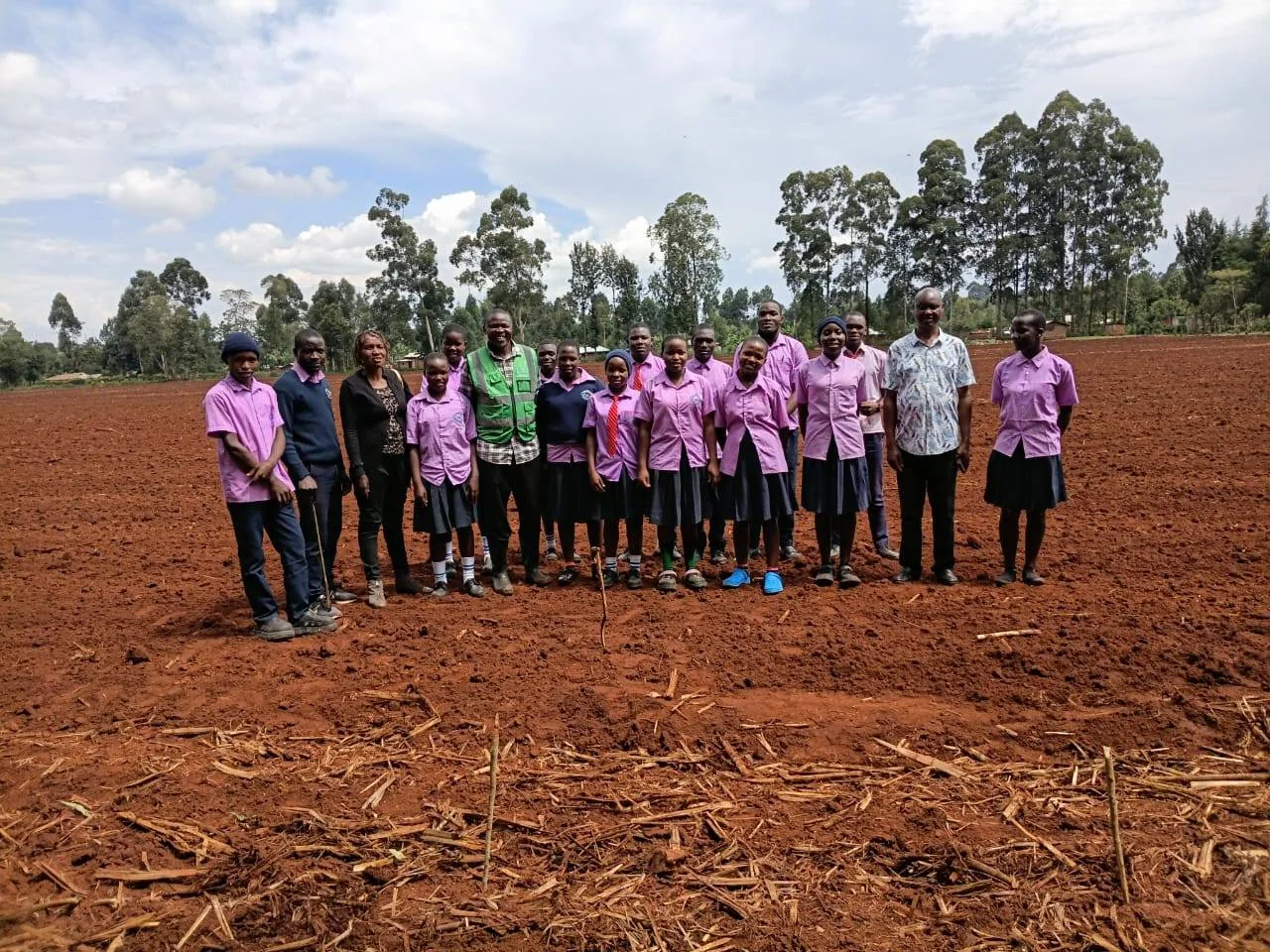 School Students Visit Coffee Farm Project