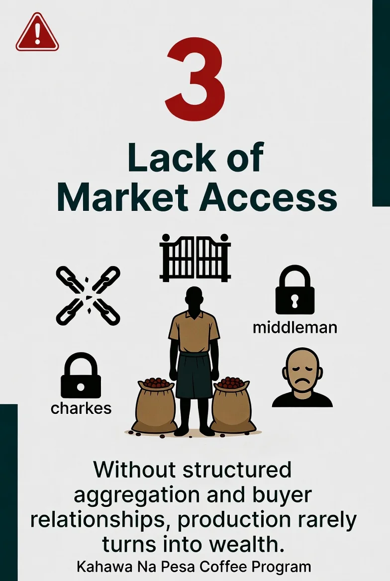 Lack of market access